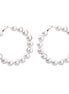 Pearl Big Hoop Earrings for Women