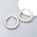 Pearl Big Hoop Earrings for Women