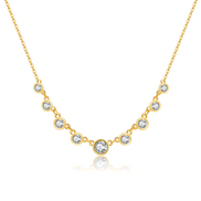 S925 Silver Fashion Diamond Necklace