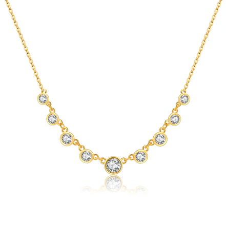 S925 Silver Fashion Diamond Necklace