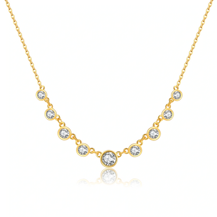 S925 Silver Fashion Diamond Necklace