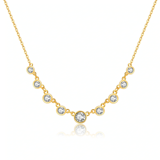 S925 Silver Fashion Diamond Necklace