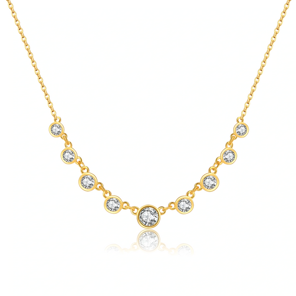 S925 Silver Fashion Diamond Necklace
