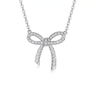 Hexagon Solitaire Moissanite Pendant Necklace
