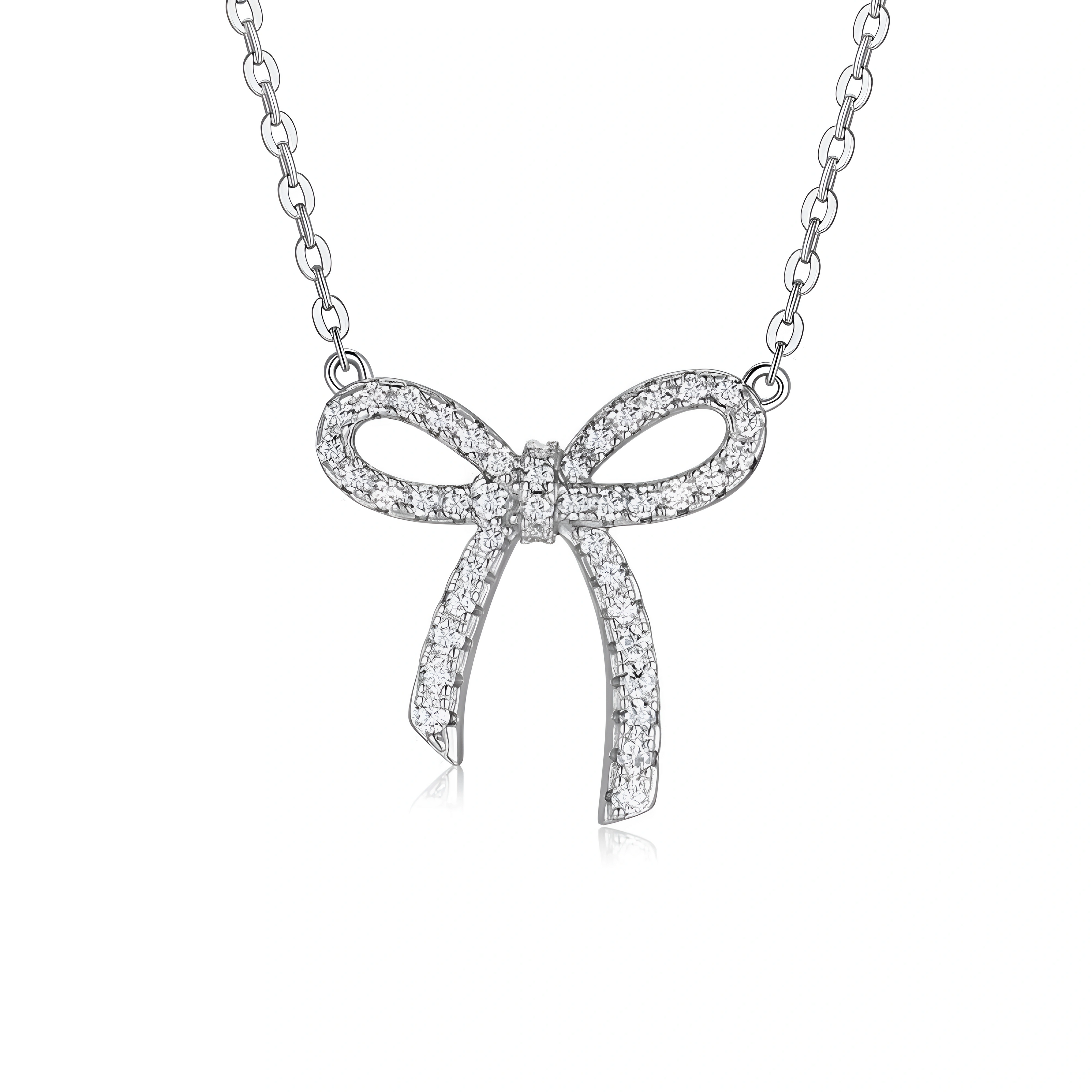 Hexagon Solitaire Moissanite Pendant Necklace