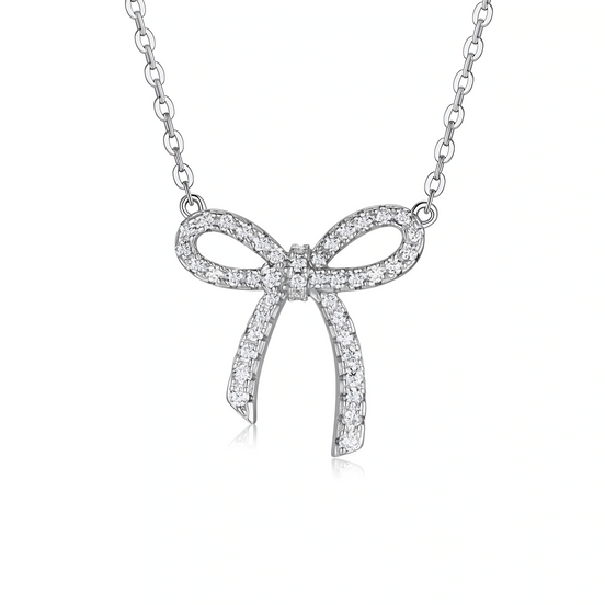 Hexagon Solitaire Moissanite Pendant Necklace
