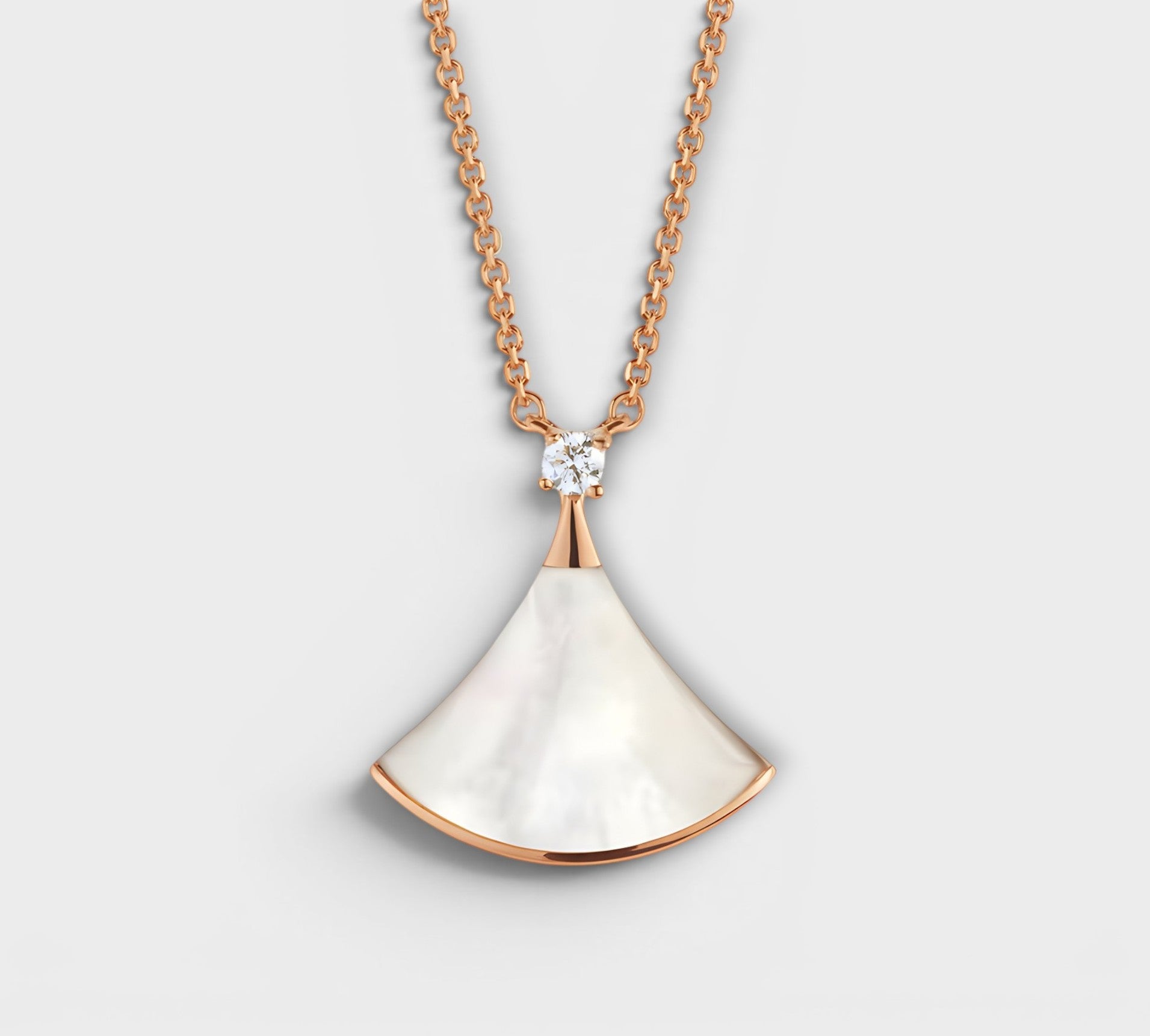 Gold Shell Pendant Necklace