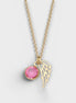 Birthstone Angel Wings Necklace