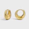 Gold Huggie Hoop Earrings