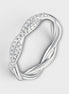 Halo Morganite Ring | Platinum-Plated S925 Silver | Minimalist
