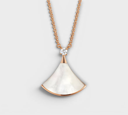 Gold Shell Pendant Necklace