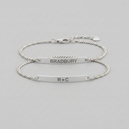 Customizable name design light luxury style bracelet