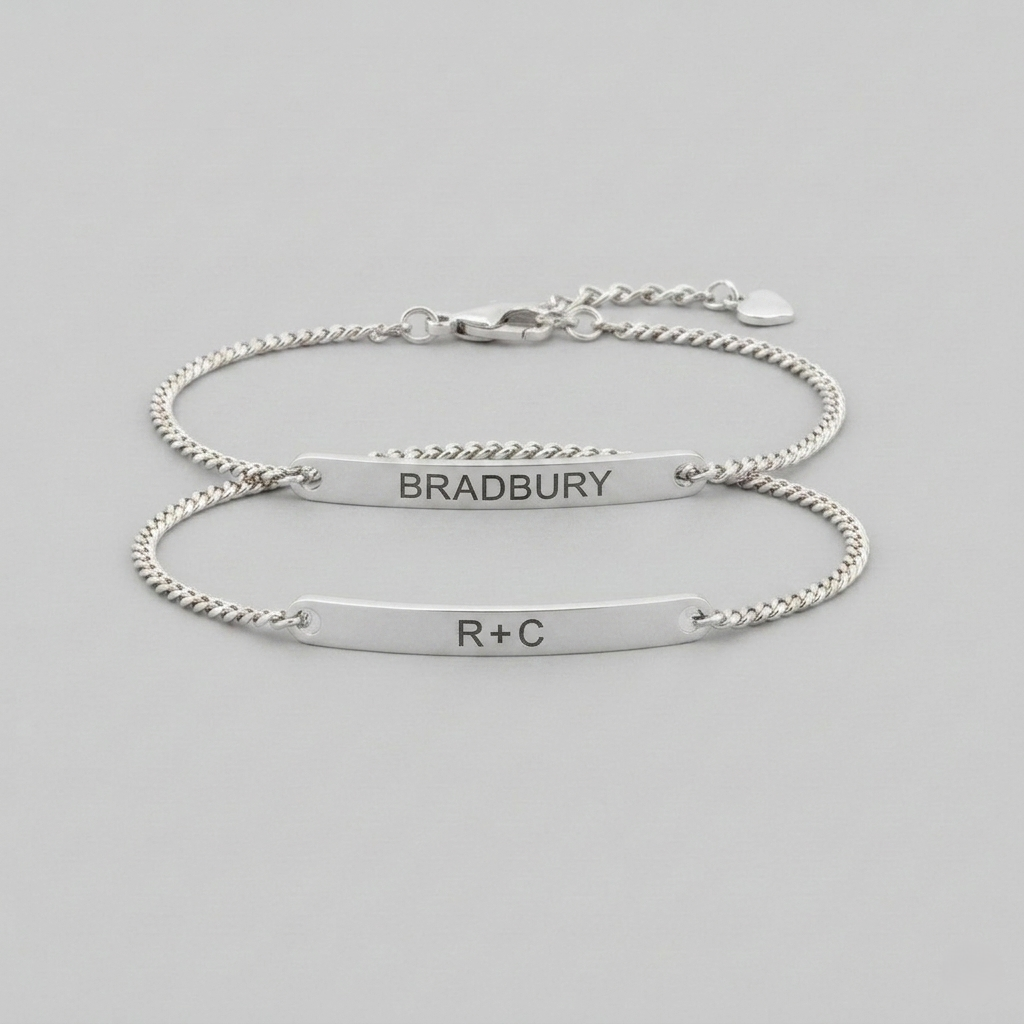 Customizable name design light luxury style bracelet