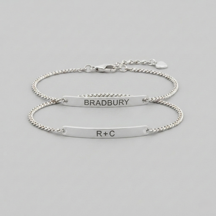 Customizable name design light luxury style bracelet