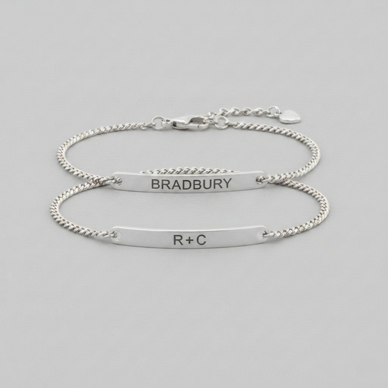 Customizable name design light luxury style bracelet