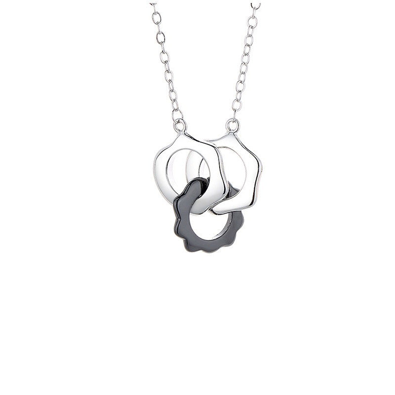 Ring Buckle Couple Necklace