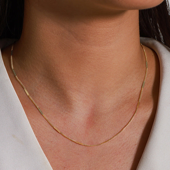 Simple Bone Chain Choker Necklace for Women