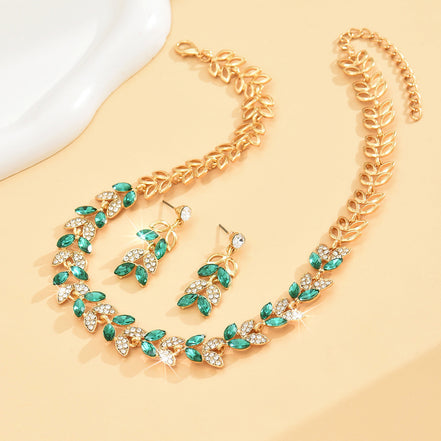 Women's Earrings & Necklace 2-Piece Set
