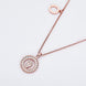O Initial Moissanite Necklace