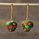 Natural Stone Heart Earrings for Women
