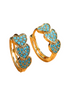 Double Row Full Diamond Earrings