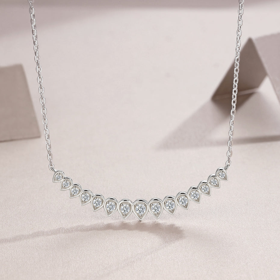 Morganite Cross Chain Necklace