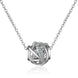 Minimalist Diamond Studded Hollow Necklace