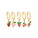Light Luxury Snake Shaped Earring Set