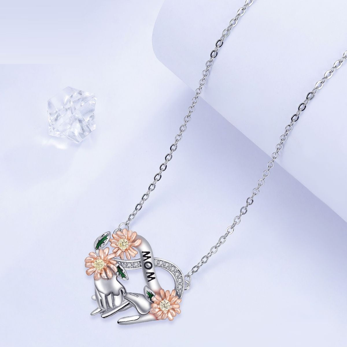 Fashion European And American Style Heart-shaped Necklace