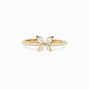 Butterfly Diamond Ring for Women