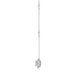 Egg-Shape Moissanite Pendant Necklace | Platinum S925 Silver | Minimalist