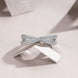 Morganite Minimalist Ring | Platinum-Plated S925 Silver
