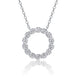 Minimalist Light Luxury Halo Moissanite Necklace