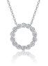 Minimalist Light Luxury Halo Moissanite Necklace