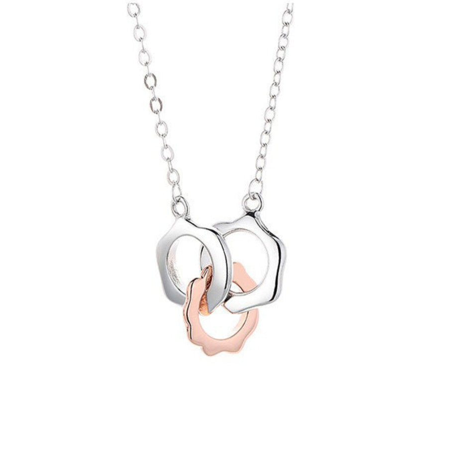 Ring Buckle Couple Necklace