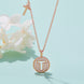 T Initial Moissanite Necklace