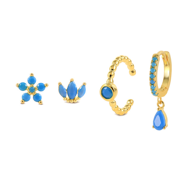 Celestial Gold Ear Cuff & Stud Set