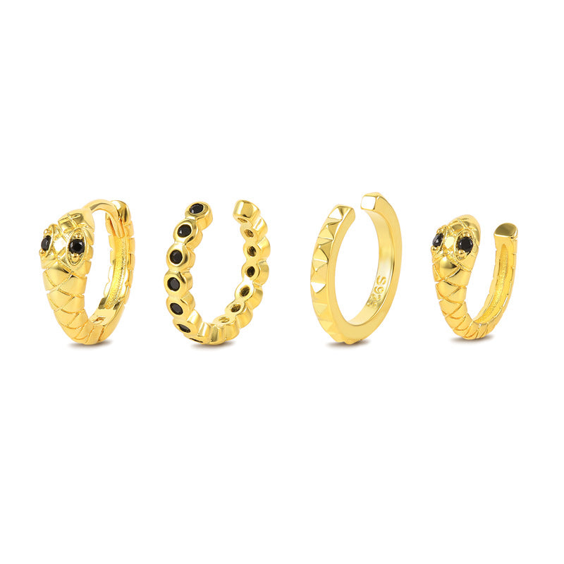 Celestial Gold Ear Cuff & Stud Set