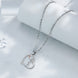 Geometric Sphere Cross Chain Necklace