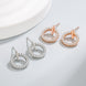 Cool style All diamond Small Earrings