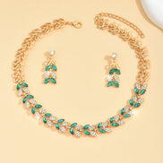 Women's Earrings & Necklace 2-Piece Set