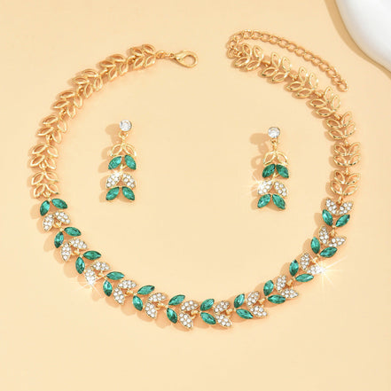 Women's Earrings & Necklace 2-Piece Set