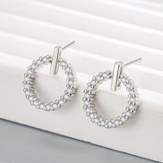 Cool style All diamond Small Earrings