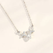 Zodiac Pendant Necklace | CZ Diamond-Cut 925 Silver | Gold & Silver