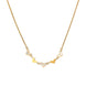 Gold Shell Heart Pendant Necklace for Women