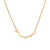 Gold Shell Heart Pendant Necklace for Women