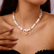 Small Gravel Starfish Pendant Necklace Choker
