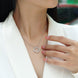 As You Wish Moissanite Pendant Necklace | Platinum S925 Silver