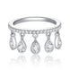 Minimalist Morganite Solitaire Ring | Platinum-Plated S925 Silver