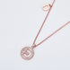 D Initial Moissanite Necklace